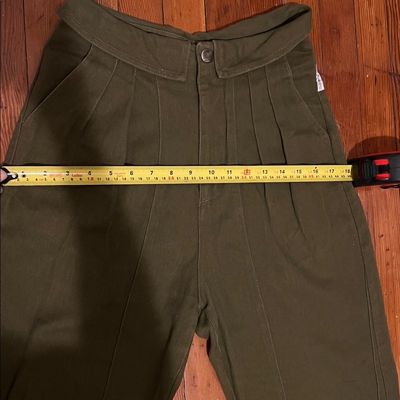 High Rise Cotton Trousers - Picture 6 of 15